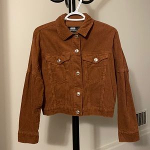 Cropped Corduroy Jacket
